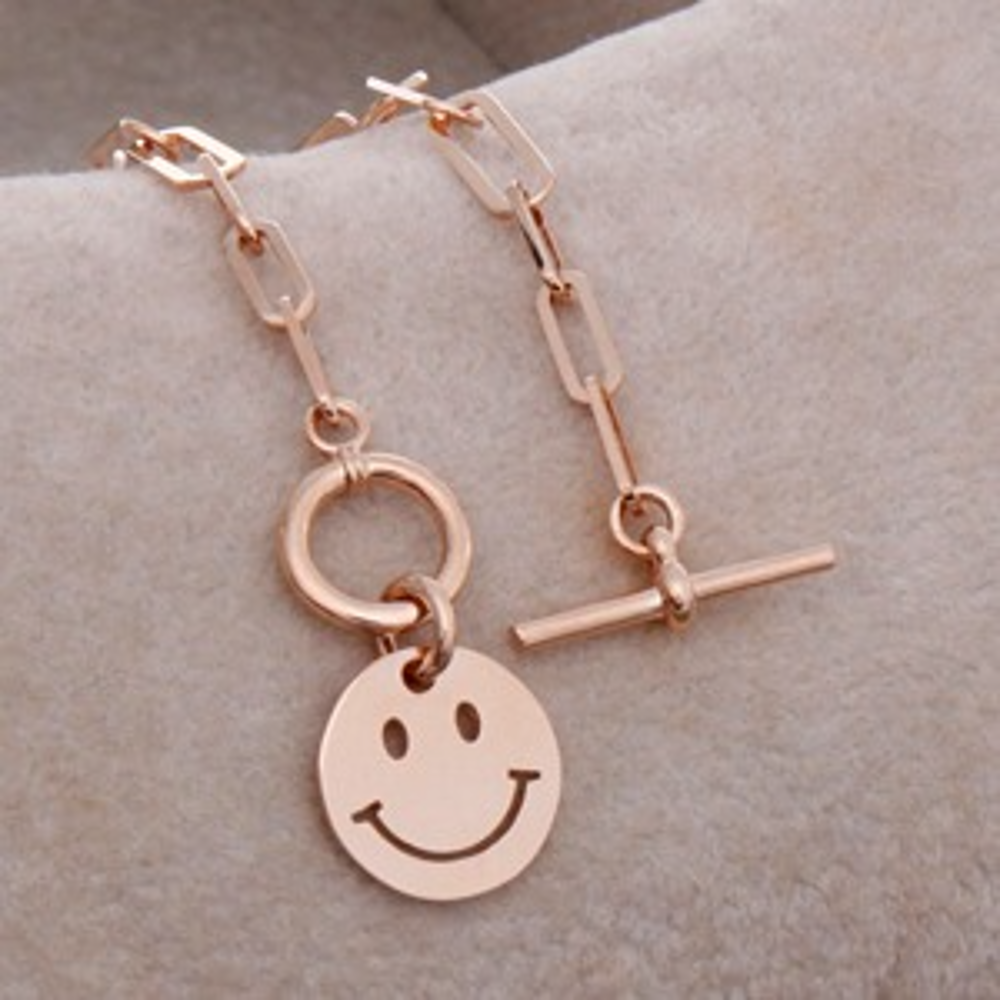 Smile Clip Chain Bracelet 14K,18K 스마일 클립 체인 팔찌 BL26